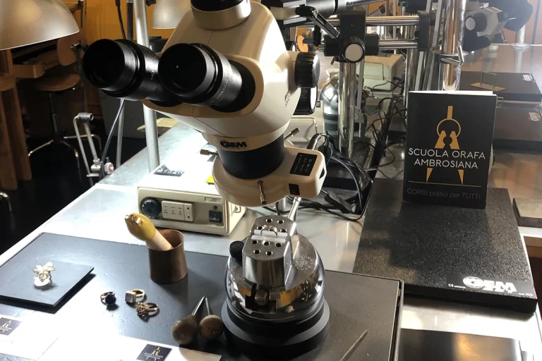 Course Microscope Stone Setting